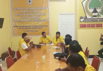 Steven Izaac Risakotta Resmi Mendaftar Balon Ketua Golkar Ambon