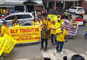 Musda Golkar Ambon Memanas Lima Pengurus Kecamatan “Demo” Pencopotan Sepihak oleh Ely Toisuta